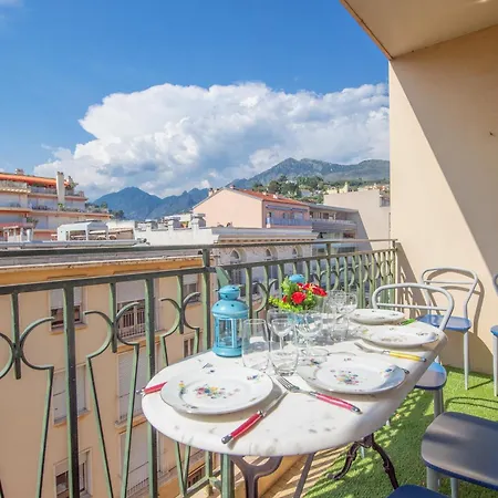 아파트 Menton, Pour 3 Personnes, Proche Gare
